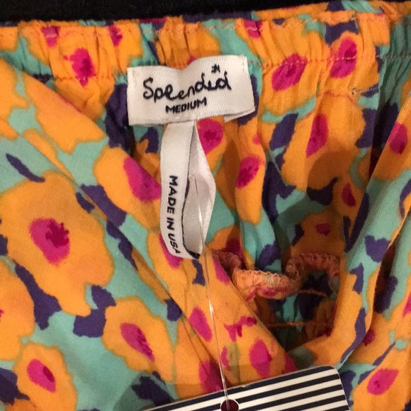 Splendid Watercolor Floral Maxi Dress Sz M - Picture 4 of 7